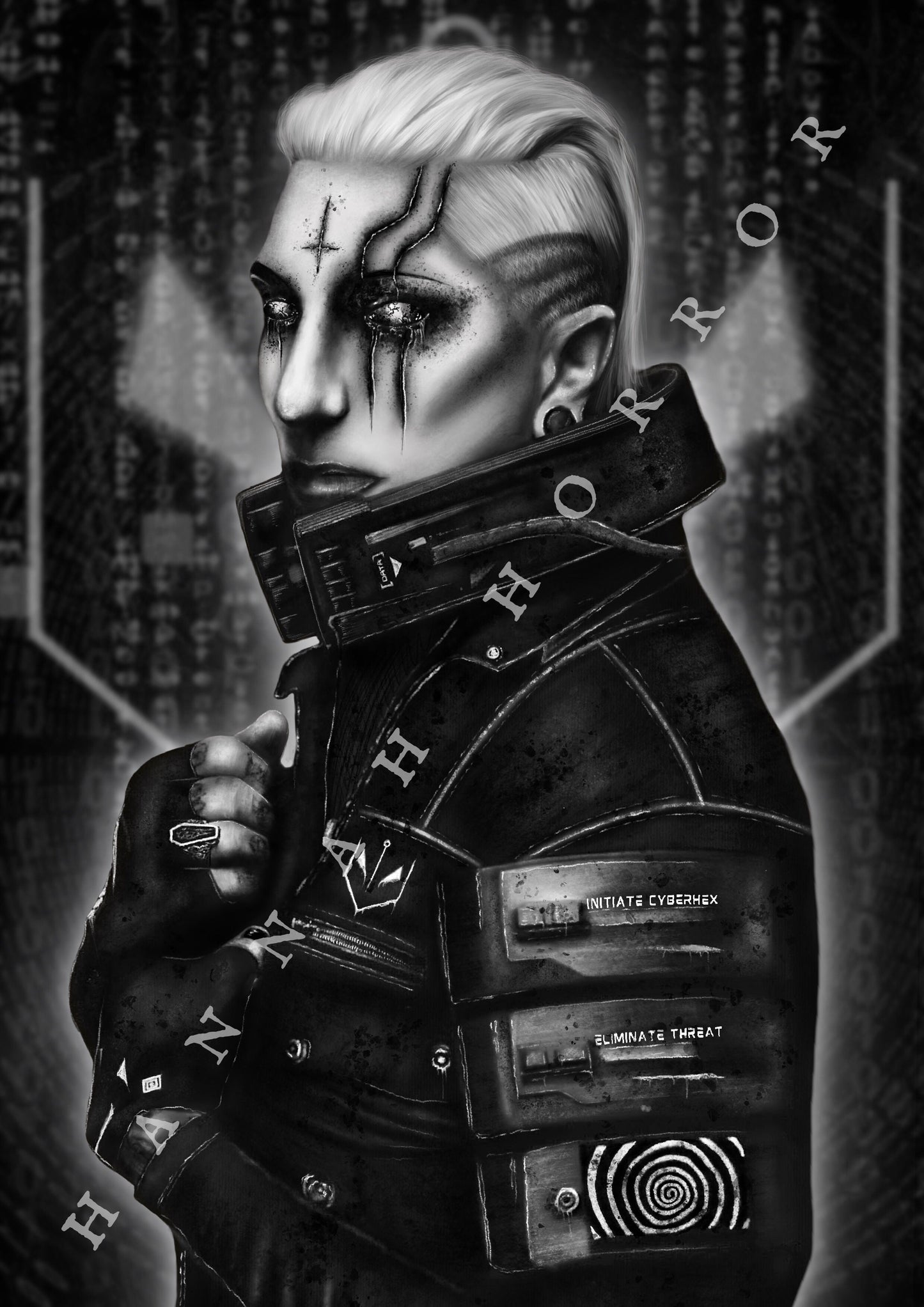 Chris Motionless Cyberhex Print