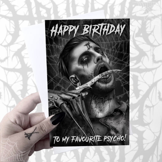 Spencer Charnas Ice Nine Kills Birthday Card