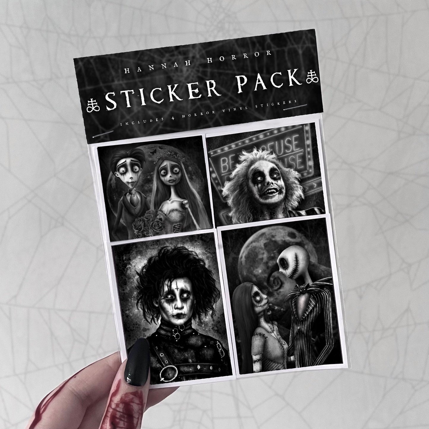 Tim Burton Sticker Pack