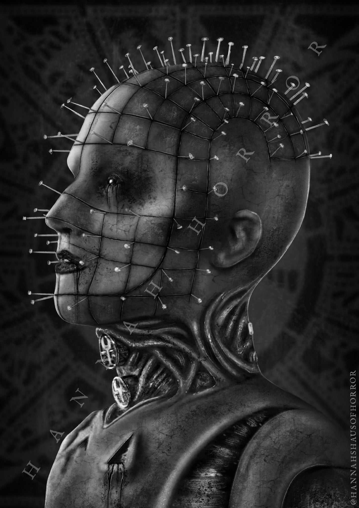 Hellpriest Hellraiser 2022 Gothic Horror Art Print