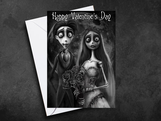 Corpse Bride Gothic Greeting Card