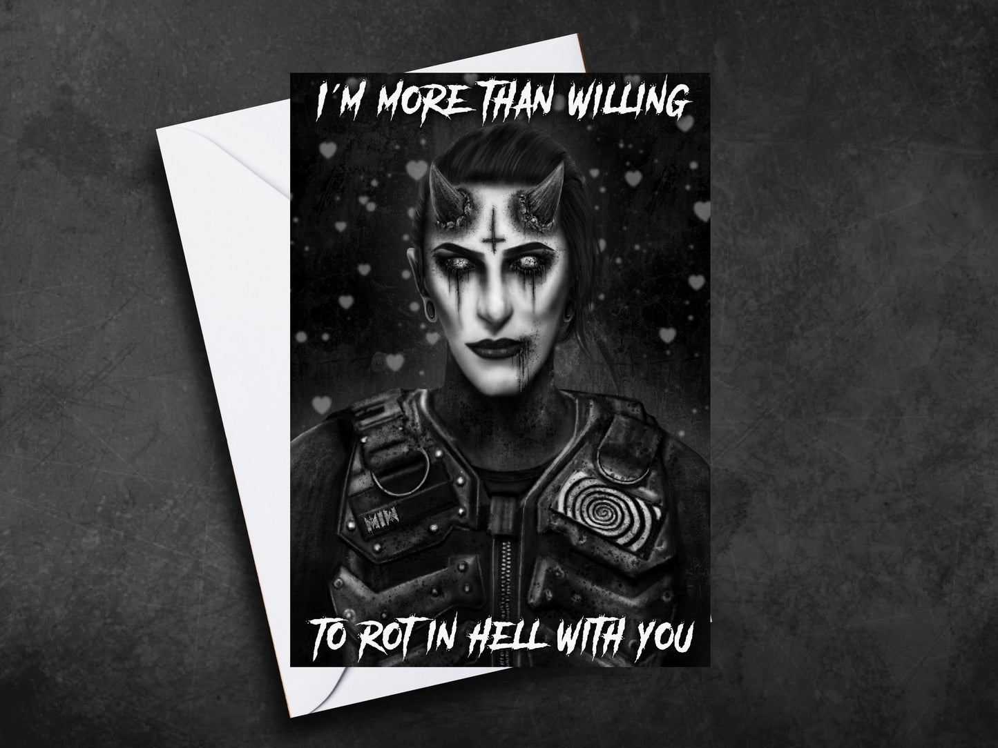 Chris Motionless MIW Greeting Card